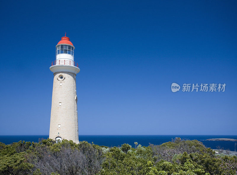 澳大利亚袋鼠岛的Couedic角灯塔