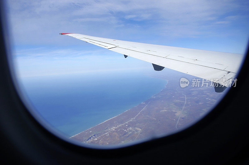 飞机窗口视图
