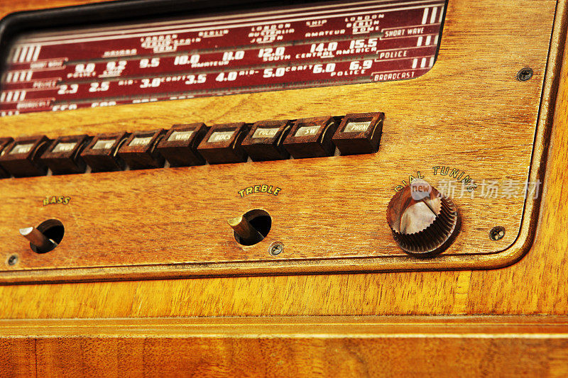 古董收音机音乐电子产品