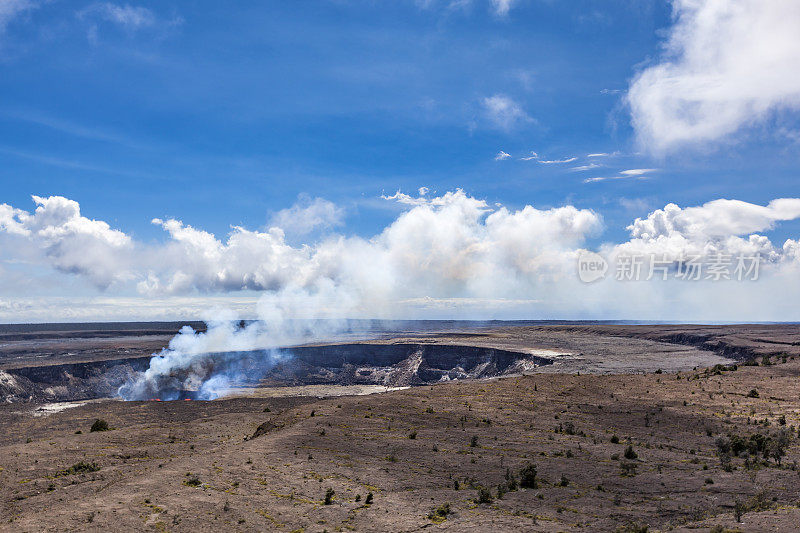 基拉韦厄火山，哈勒马乌玛乌火山口，夏威夷群岛