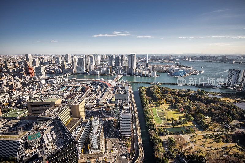 东京未来城市景观