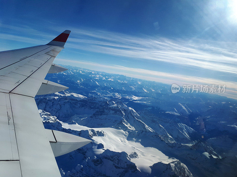 飞越瑞士阿尔卑斯山