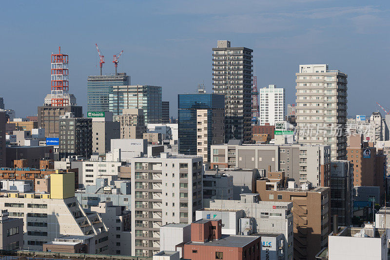 日本札幌天际线