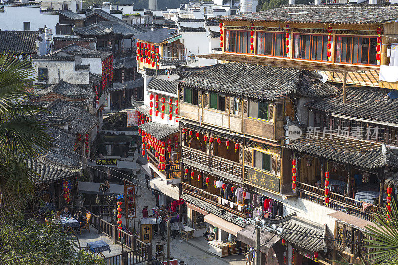 城镇,李坑村,婺源,江西省,中国