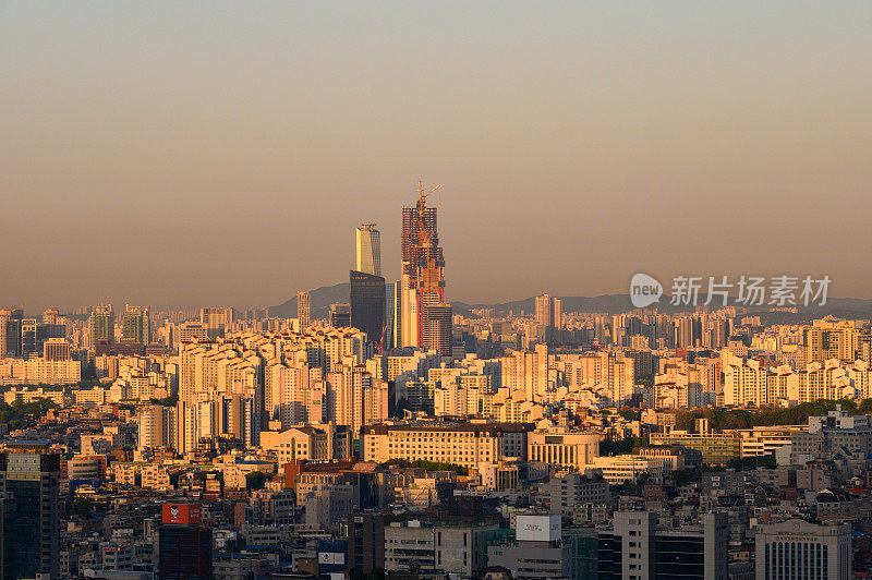 首尔，韩国城市景观