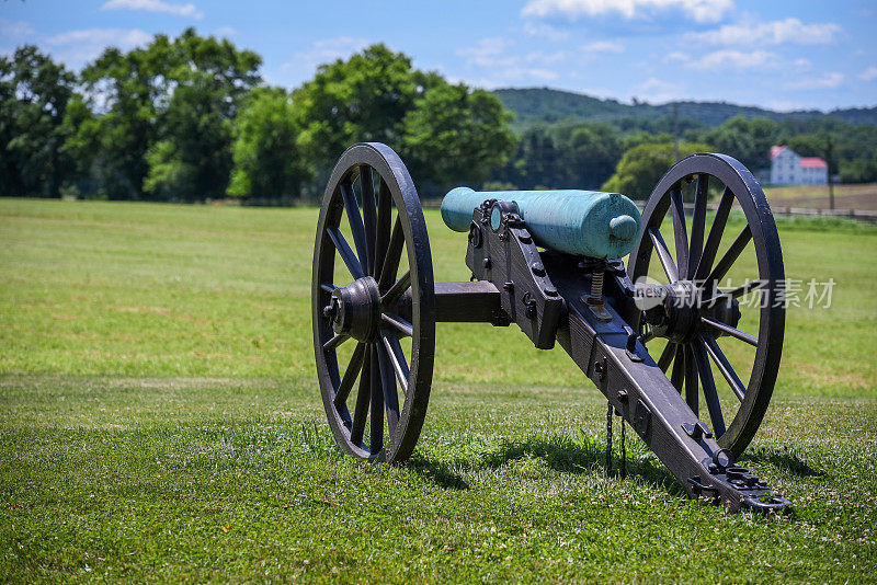 美国内战-大炮在Monocacy国家战场