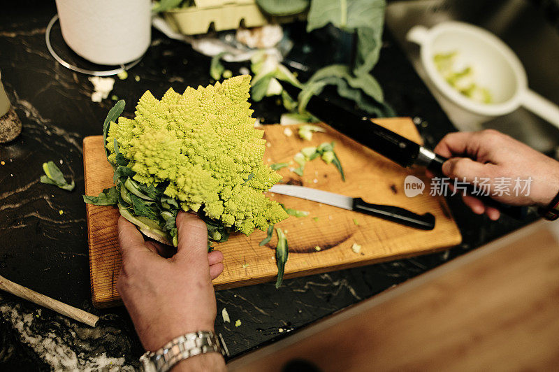 烹饪罗马花椰菜