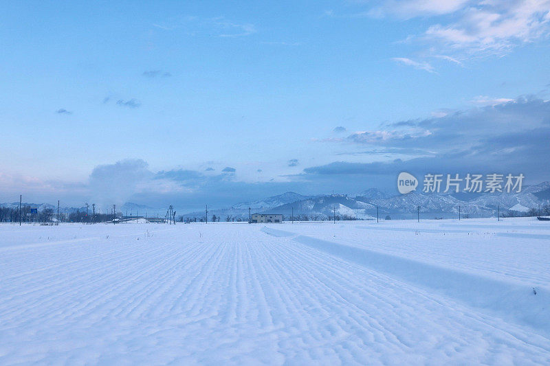 雪后的冬天风景