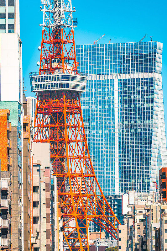 东京塔的街景