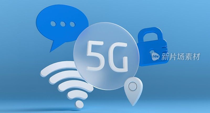 5G，第5代，移动网络数据技术，全球通信，速度