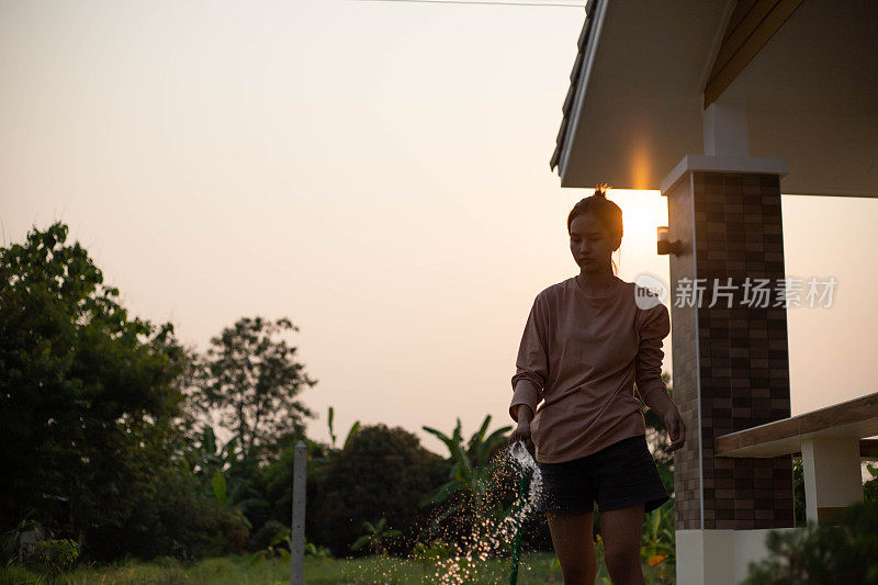 女人草浇水