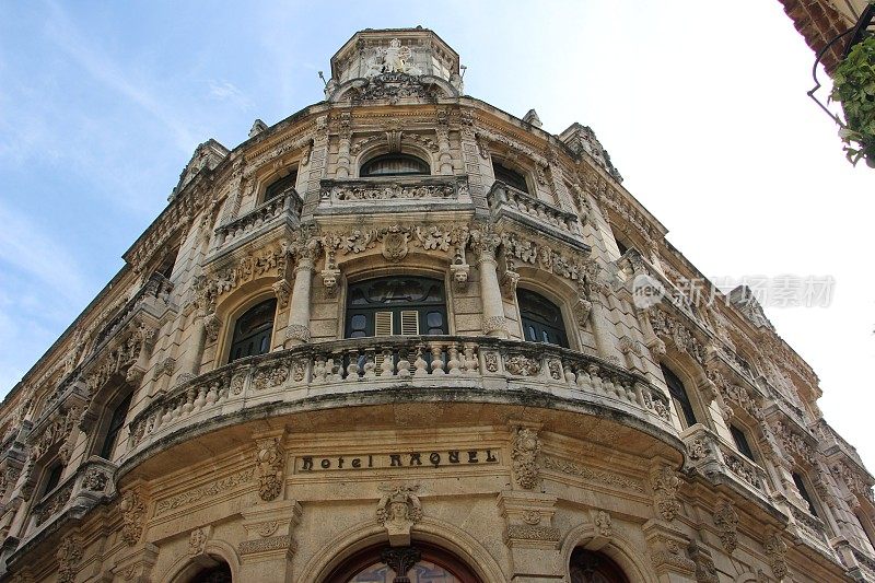 古巴-哈瓦那-老哈瓦那的老建筑