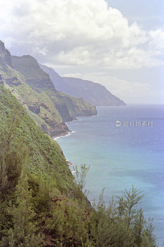 夏威夷海滩海岸线电影照片