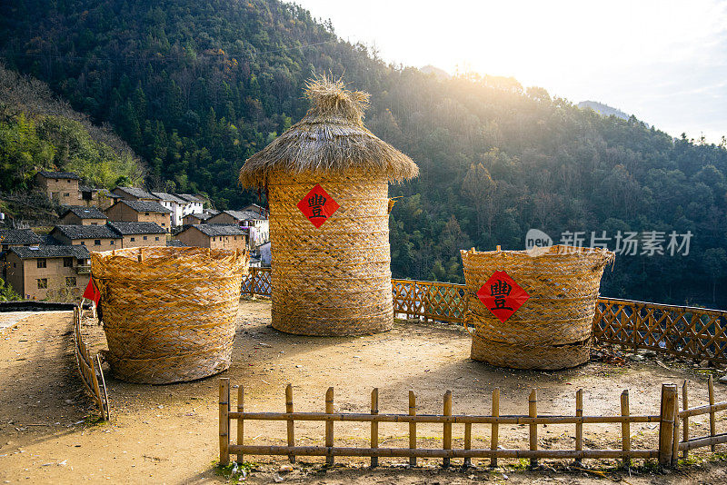 位于中国安徽省阳禅县的传统徽派建筑古山村