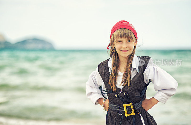 勇敢的小海盗女孩