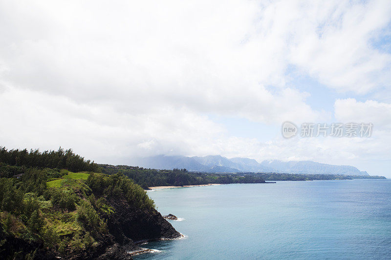 夏威夷考艾岛的风景