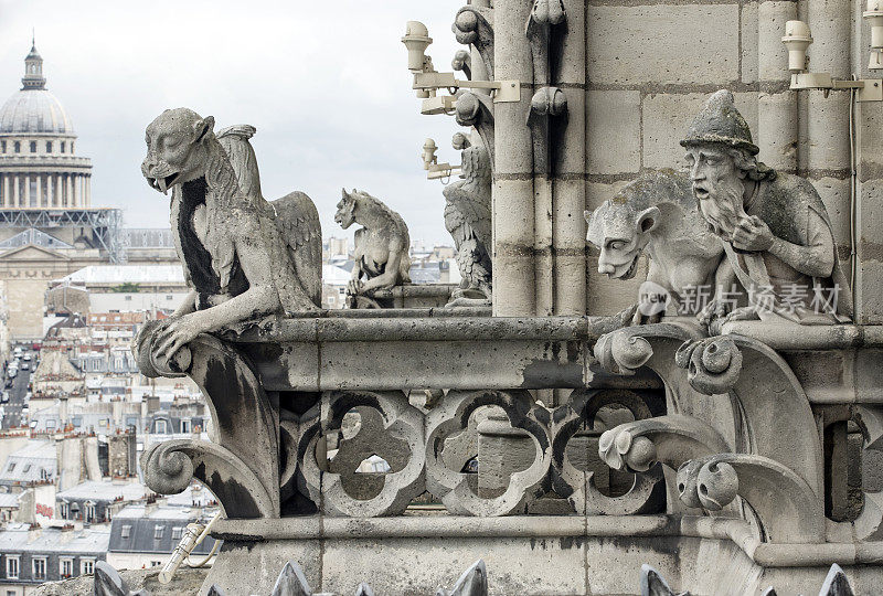 巴黎圣母院的石像鬼