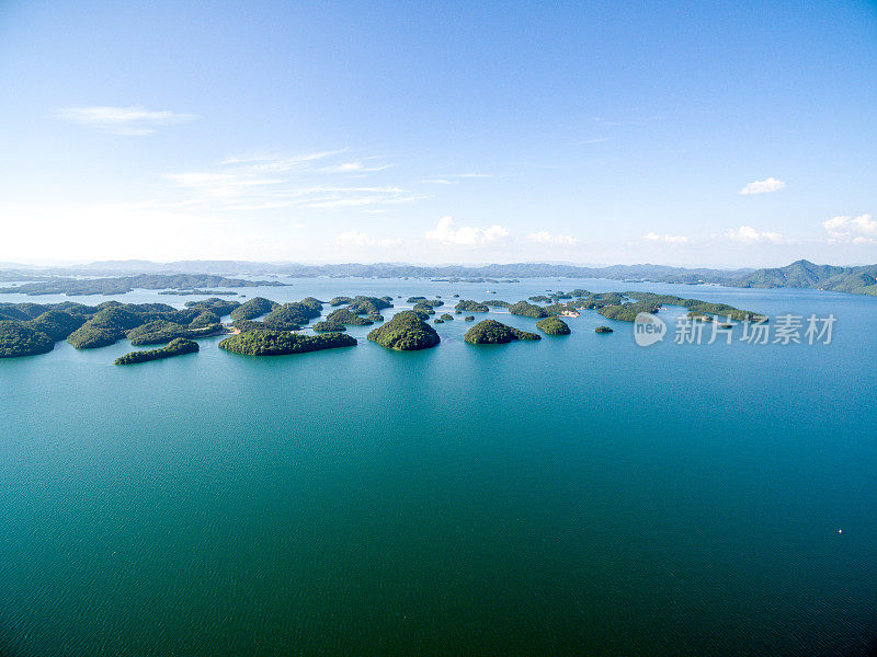 瑞典，岛屿鸟瞰图