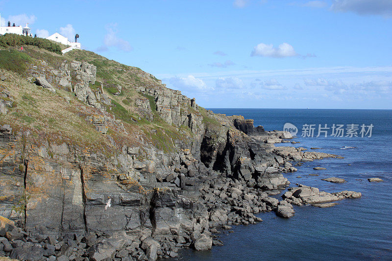 康沃尔郡的海岸线