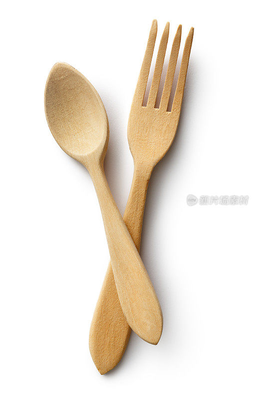 厨房用具:叉子和勺子