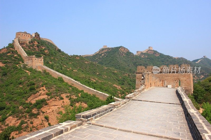 夏天的长城，中国金山岭