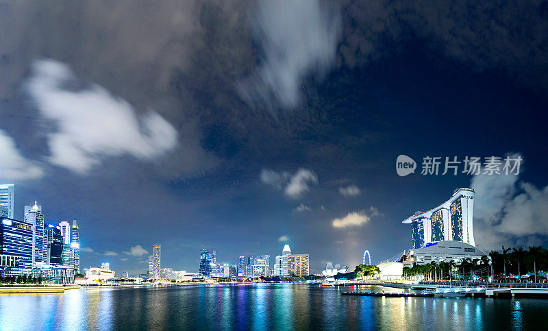 新加坡的夜景