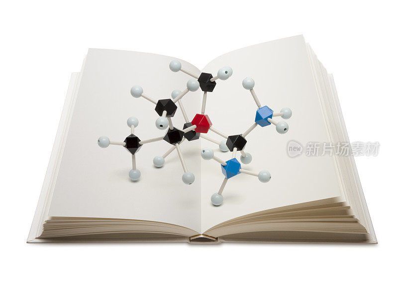 空白书上的分子结构