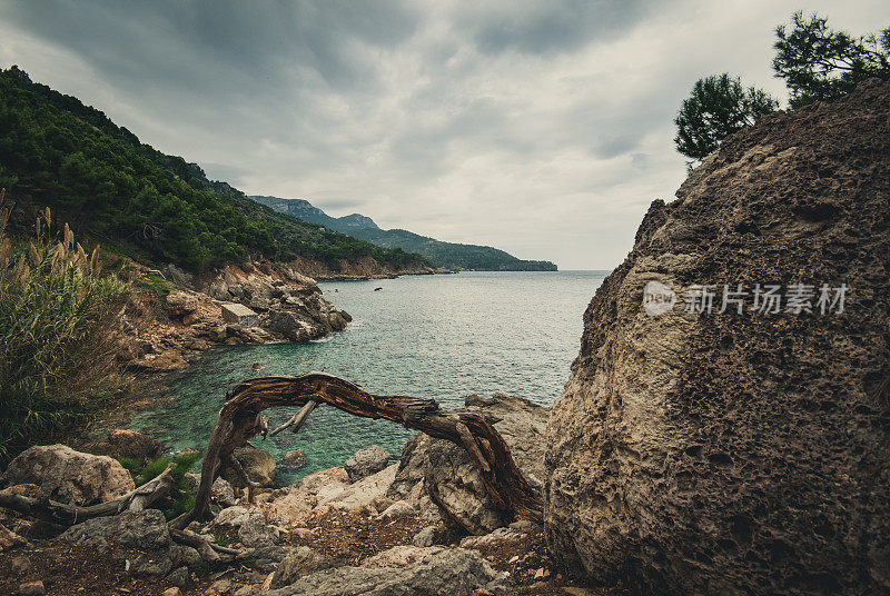 地中海沿岸的观点