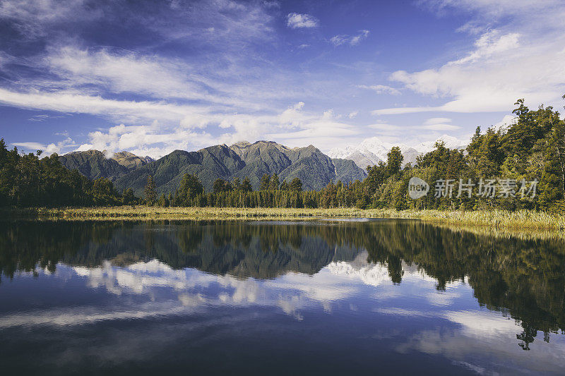 马锡森湖风景区，新西兰南岛