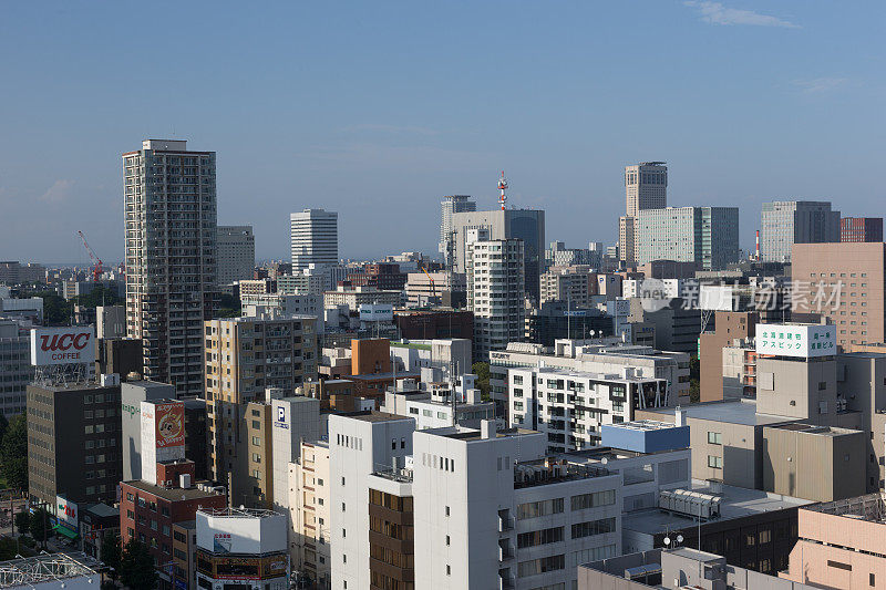 日本札幌天际线