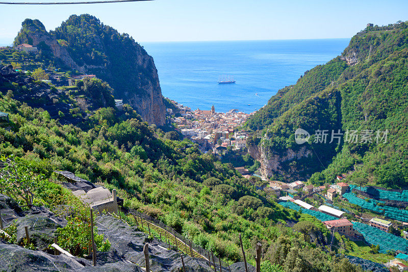 位于阿马尔菲海岸的阿马尔菲市