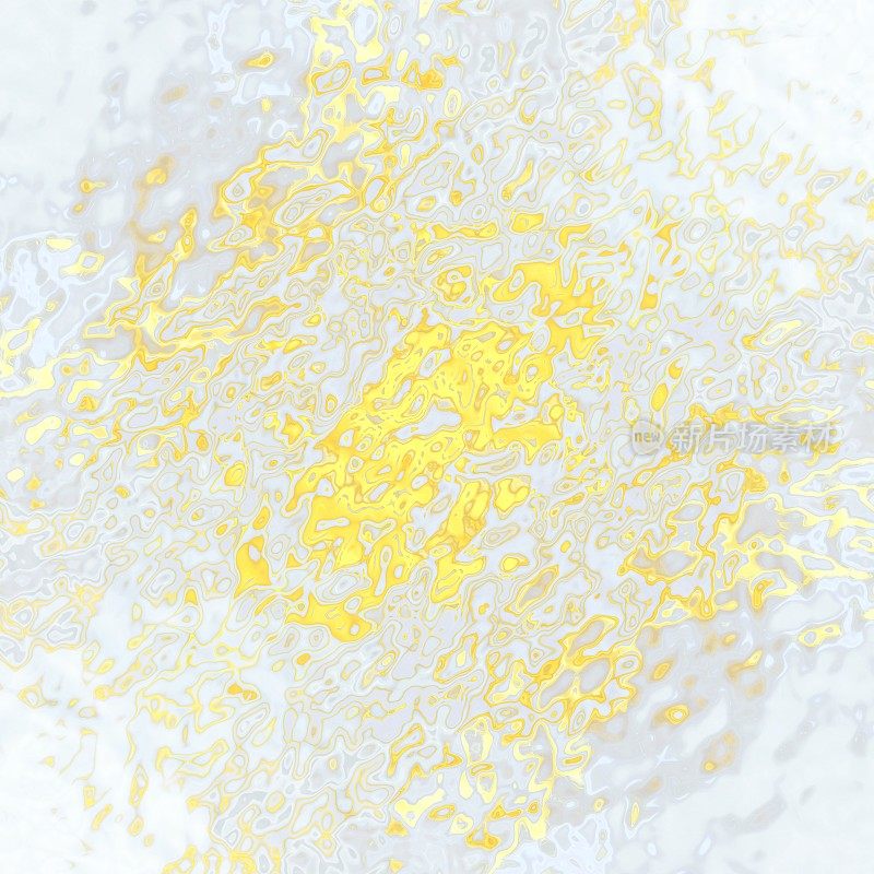 液体金色波浪流动运动流体大理石纹理抽象背景