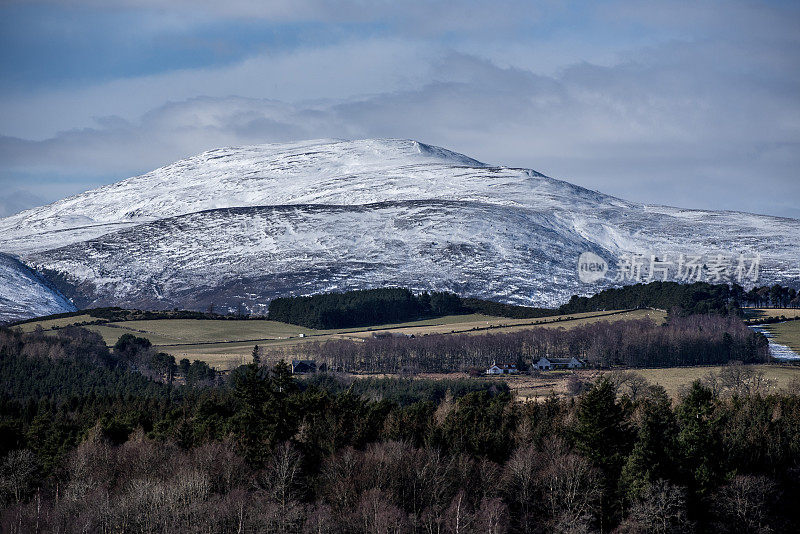 苏格兰中部的凯恩戈姆山脉。