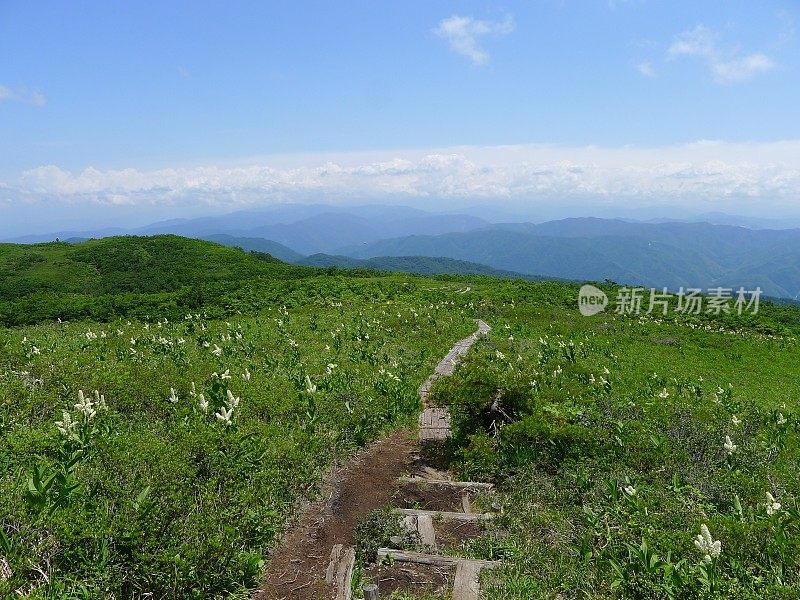 日本富山、岐阜的白令山(300座名山)