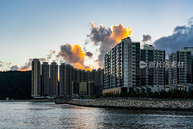 香港的高层住宅大厦