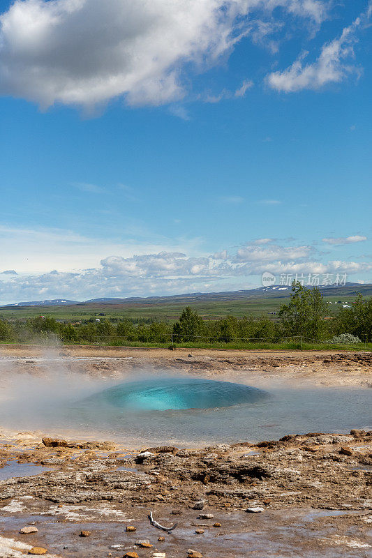 Strokkur、喷泉、冰岛