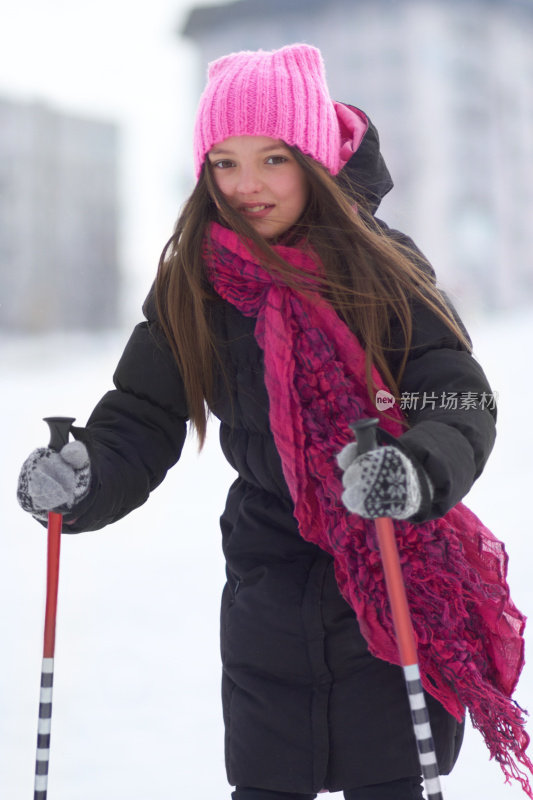 完美的滑雪天气!