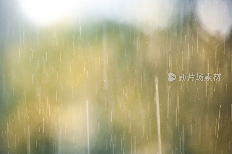 多雨的背景