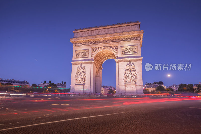 凯旋门，法国巴黎。