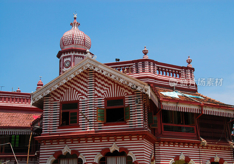 斯里兰卡科伦坡:Jami-Ul-Alfar清真寺