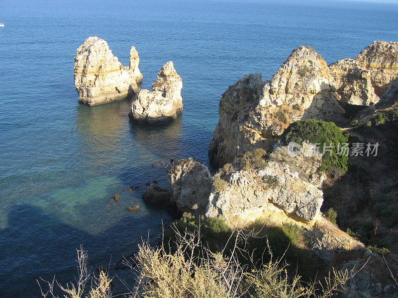 海景蓝色地中海悬崖