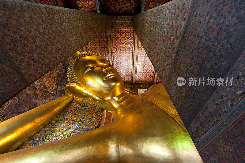 卧佛寺，曼谷，泰国。