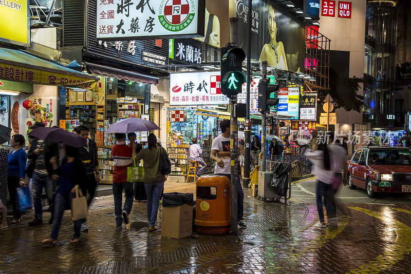 香港的街道