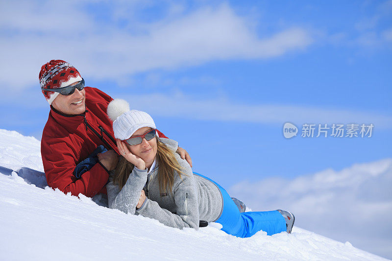 雪滑雪