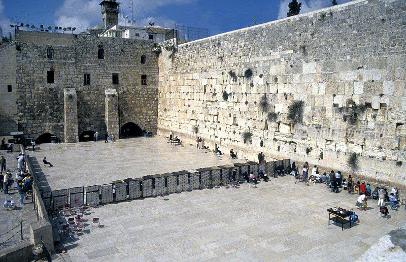 以色列耶路撒冷的哭墙