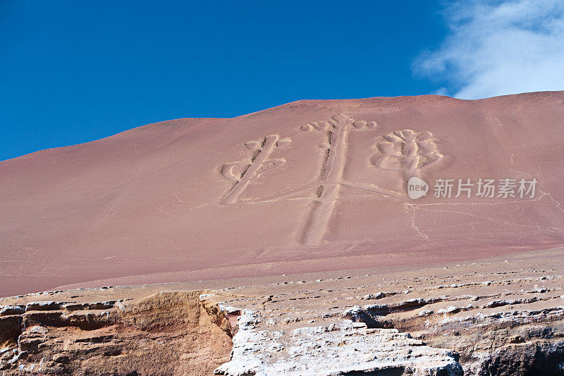 烛台，帕拉卡斯半岛，秘鲁