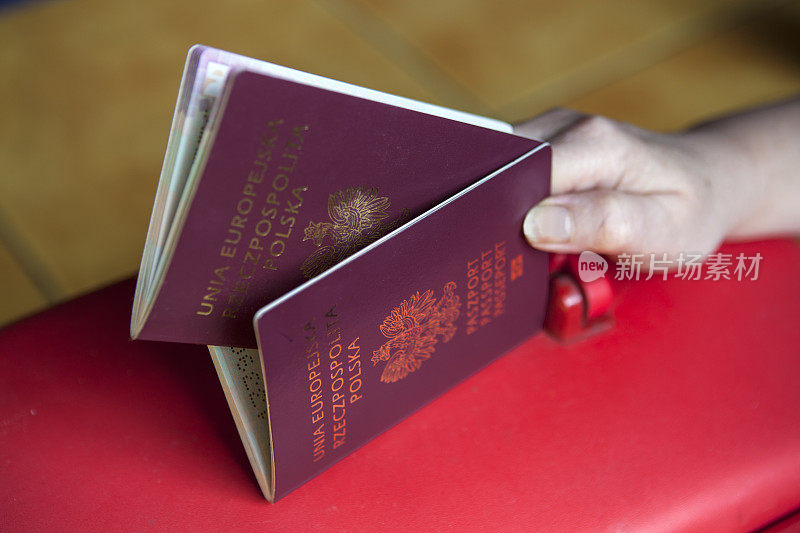 护照在手里