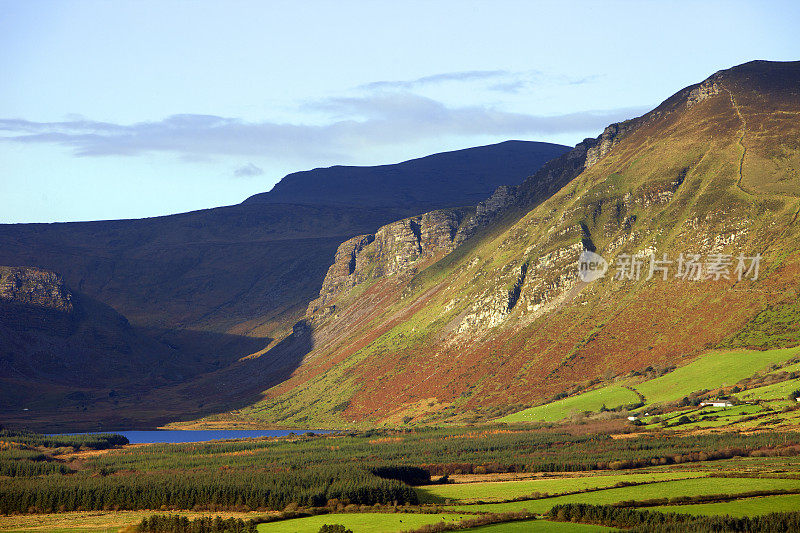 爱尔兰丁格尔半岛的景观