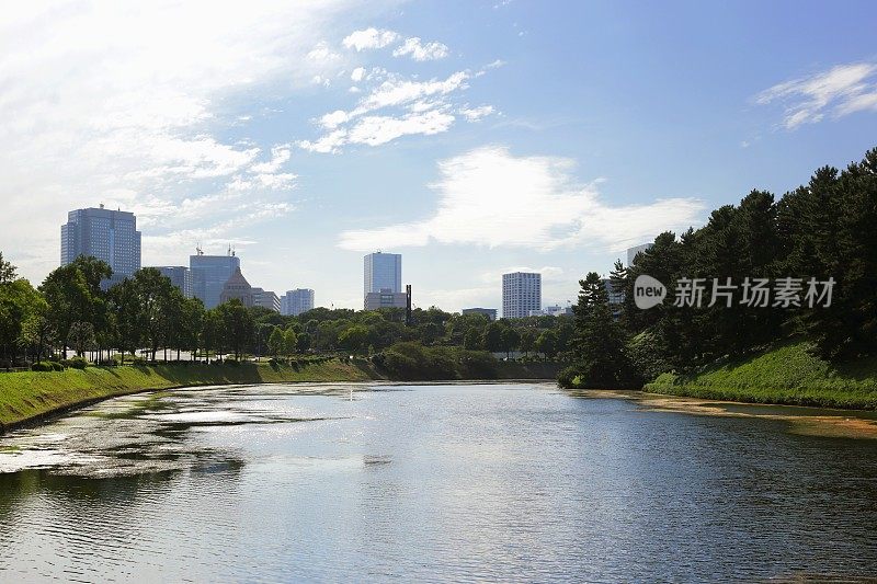 运河护城河景观