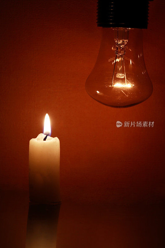 灯和蜡烛